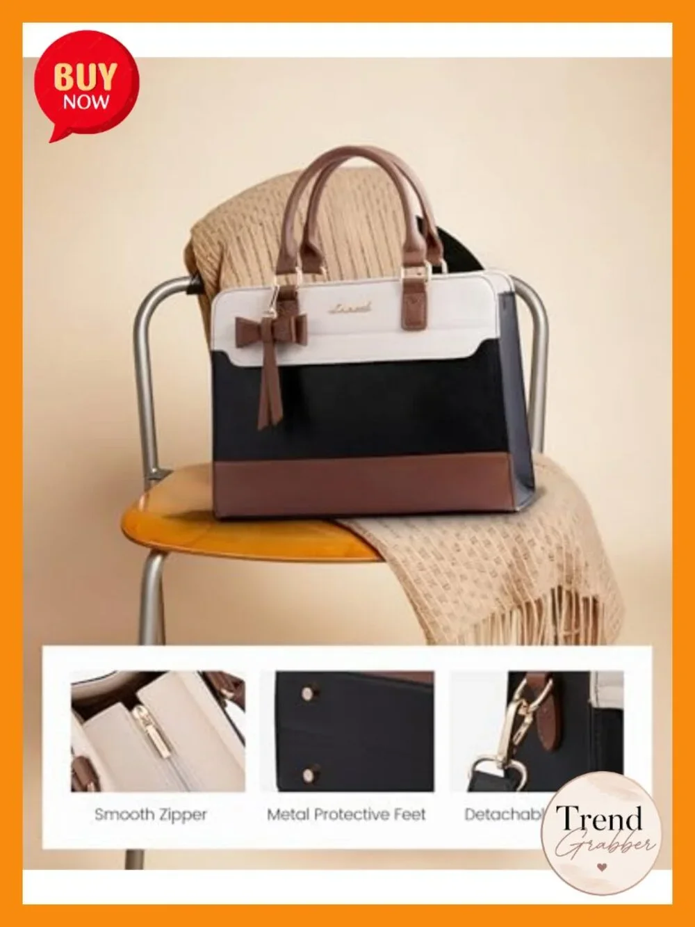 PU Leather Bowknot Tote Satchel Shoulder Crossbody Bag